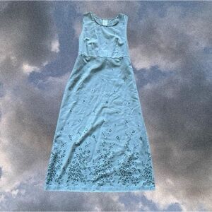 Vintage 90s Floral Maxi Dress